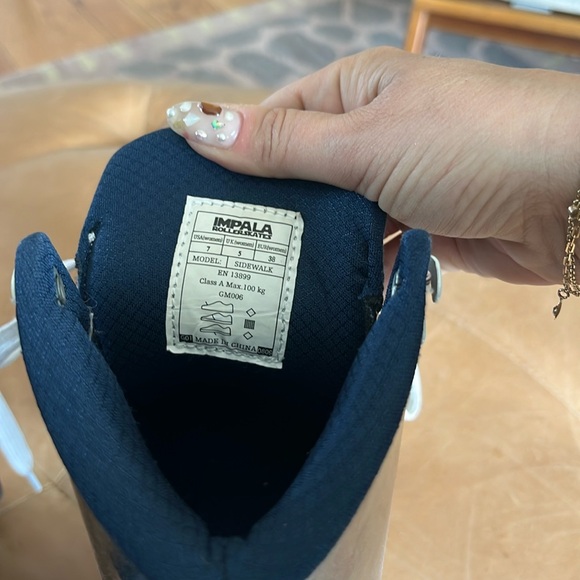 Impala Navy Sparkle Rollerskate - W 7 - Picture 6 of 8